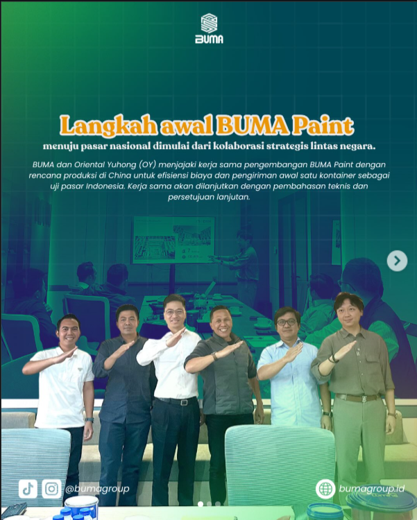 Langkah Berani! BUMA Paint Gandeng Raksasa China untuk Kuasai Pasar Indonesia